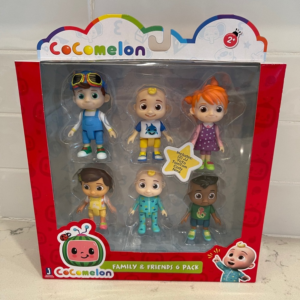 - Cocomelon Family & Friends 6 Figure Pack N…